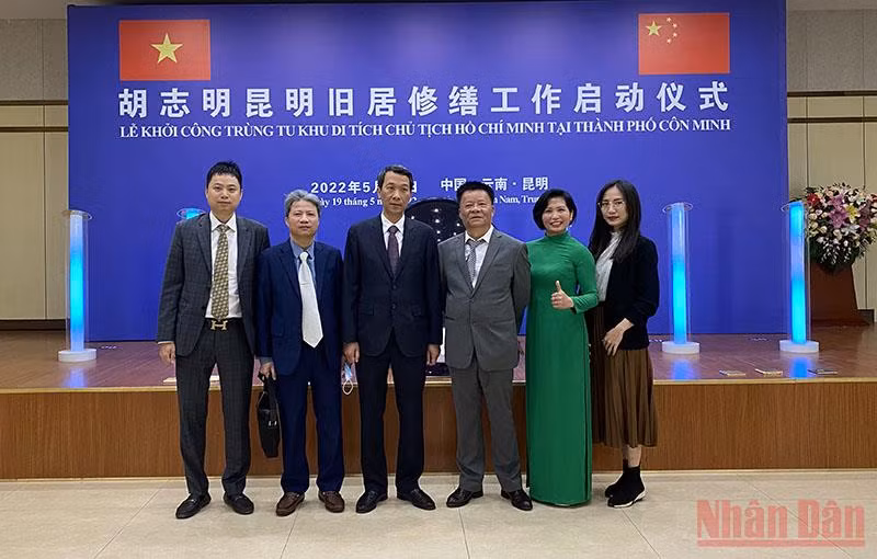 Trùng tu di tích nơi ở cũ của Chủ tịch Hồ Chí Minh tại Côn Minh, Trung Quốc -0