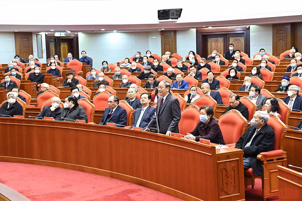 Bộ Chính trị gặp mặt nguyên lãnh đạo cấp cao của Đảng, Nhà nước -0