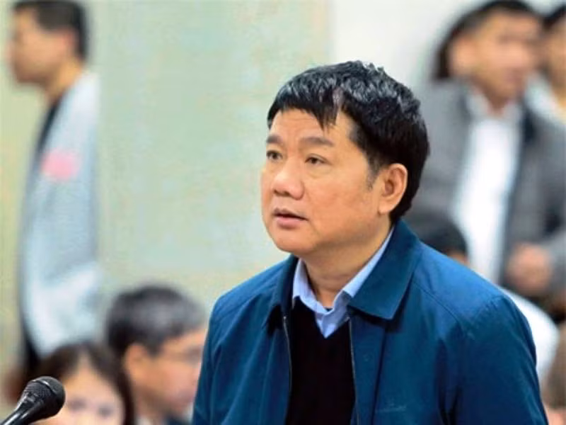 Bị can Đinh La Thăng.