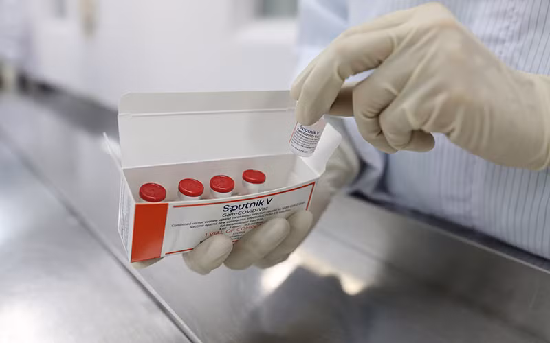 VABIOTECH vừa công bố sản xuất thành công lô vaccine Sputnik V đầu tiên tại Việt Nam. (Ảnh: VABIOTECH)