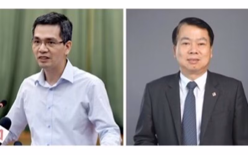 Ông Võ Thành Hưng (trái) và ông Nguyễn Đức Chi. (Ảnh: VGP)
