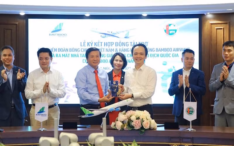 Bamboo ký cam kết tài trợ 3,5 tỷ đồng cho Giải bóng chuyền vô địch quốc gia 2021.