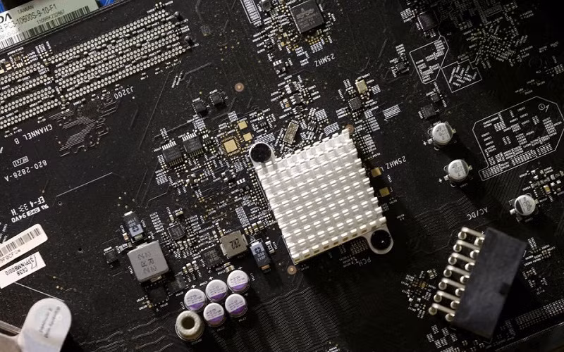 Doanh số bán chip toàn cầu năm 2021 tăng 26,2% so với năm 2020. (Ảnh: Reuters)