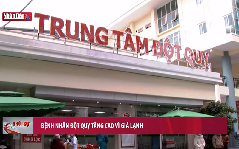 Bệnh nhân đột quỵ tăng cao vì giá lạnh