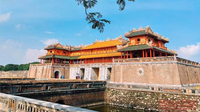 Cổng Ngọ Môn, Kinh thành Huế trong Quần thể di tích Cố đô Huế. (Ảnh: Minh Duy)