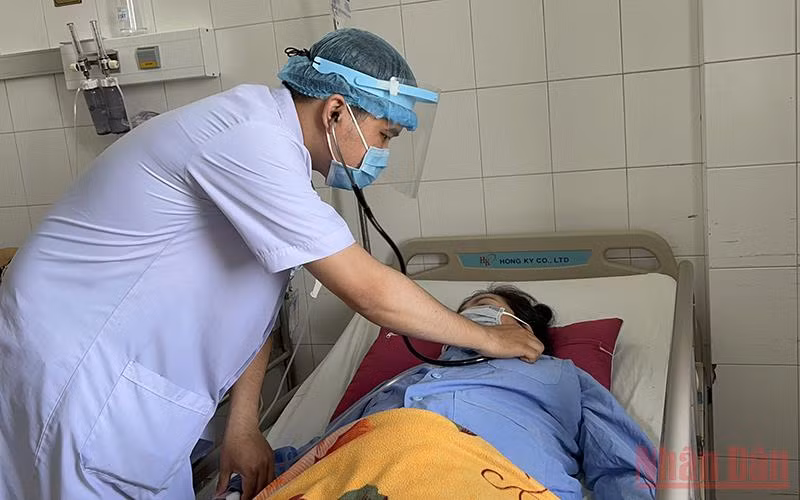 Bệnh nhân T.T.T. ổn định dần sau can thiệp.
