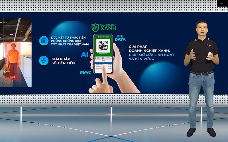 Ông Vũ Anh Tú Giám đốc Công nghệ FPT chia sẻ tại sự kiện.