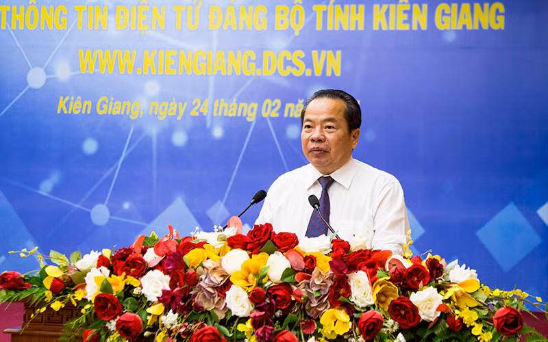 Thành lập Cổng thông tin điện tử Đảng bộ tỉnh Kiên Giang -0