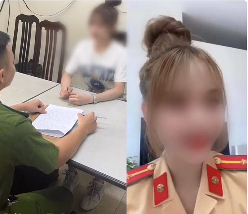 T.D.H làm việc tại cơ quan công an. 