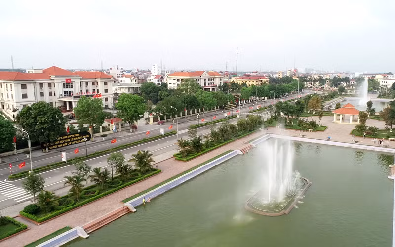 Trung tâm Hành chính huyện Yên Phong. 
