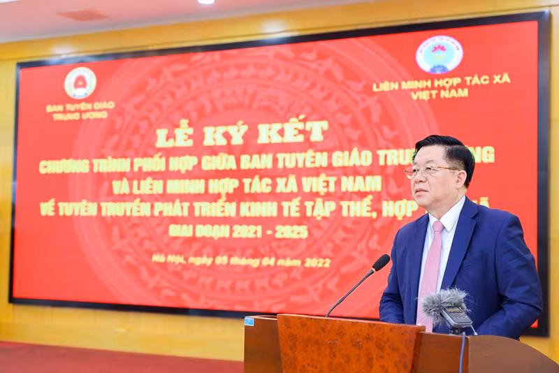 Tăng cường phối hợp tuyên truyền về phát triển kinh tế tập thể, hợp tác xã -0