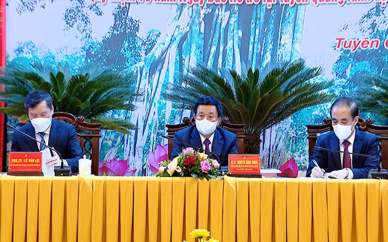 Hội thảo khoa học “Bác Hồ trở lại Tuyên Quang lãnh đạo toàn quốc kháng chiến - Tầm vóc lịch sử và giá trị thời đại” -0