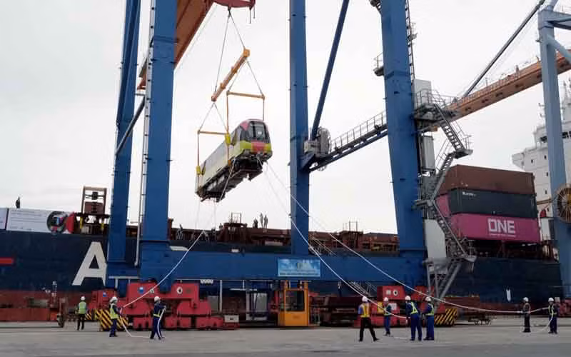 Đón đoàn tàu đầu tiên dự án đường sắt Nhổn - Ga Hà Nội -0