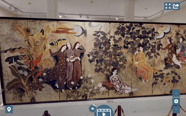 Hình ảnh trong tour 3D tham quan Bảo tàng Mỹ thuật Việt Nam. (Ảnh: Bảo tàng Mỹ thuật Việt Nam)