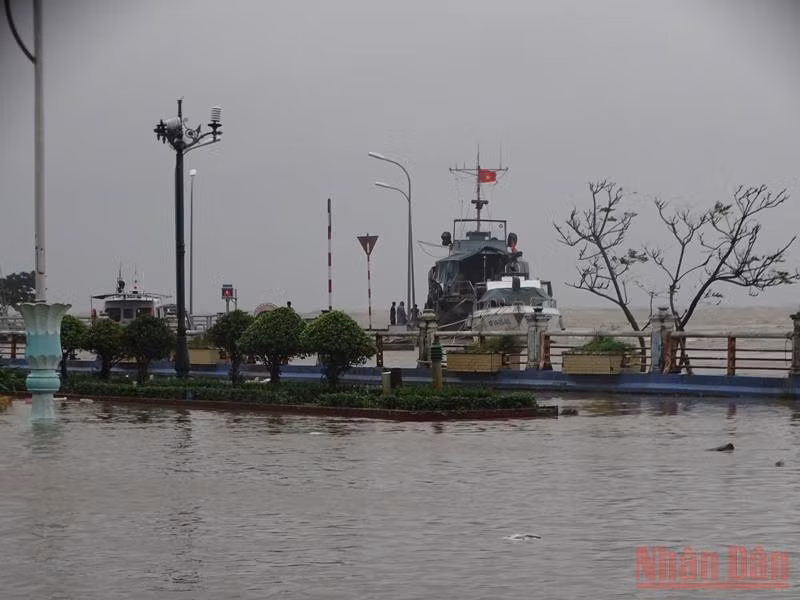 Thủy điện xả lũ, thành phố Tuy Hòa chạy lũ xuyên đêm -0