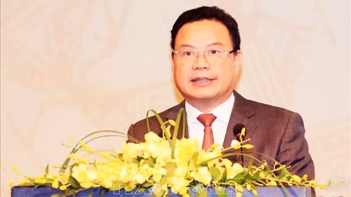 Ông Lê Văn Thanh, Thứ trưởng Bộ Lao động - Thương binh và Xã hội làm Chủ tịch Hội đồng tiền lương quốc gia. Ảnh: ANH TUẤN - TTXVN