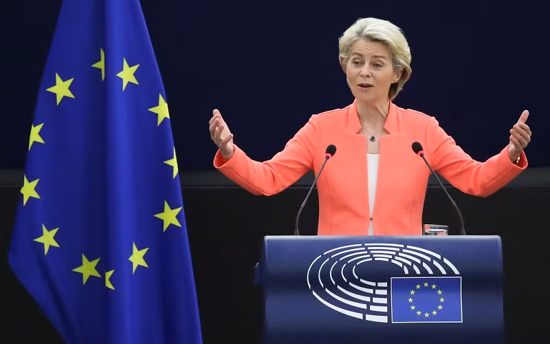 Chủ tịch EC Ursula von der Leyen. (Ảnh: Reuters)