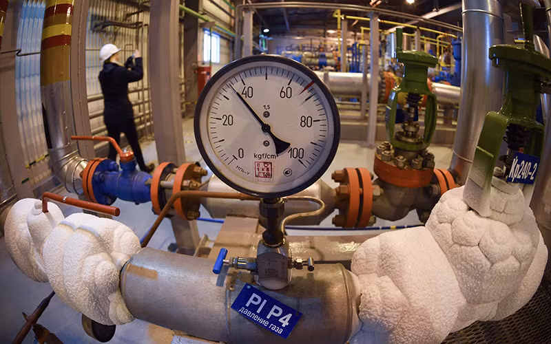 Bên trong cơ sở cung cấp khí đốt Bovanenkovo trên bán đảo Yamal, Nga. (Ảnh: AFP/TTXVN)
