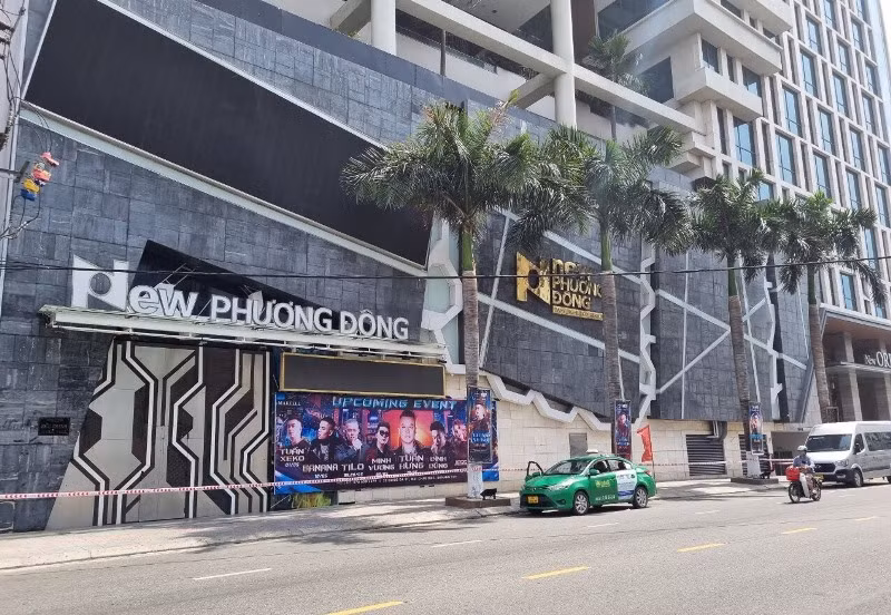 Lực lượng chức năng TP Đà Nẵng tạm thời phong tỏa quán bar New Phương Đông.