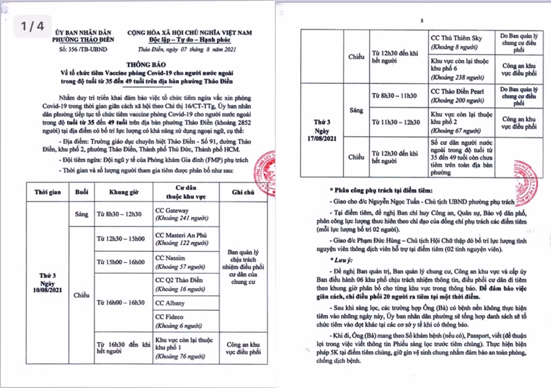 Tiêm chủng vaccine Covid-19: Không phân biệt người Việt Nam hay nước ngoài -0