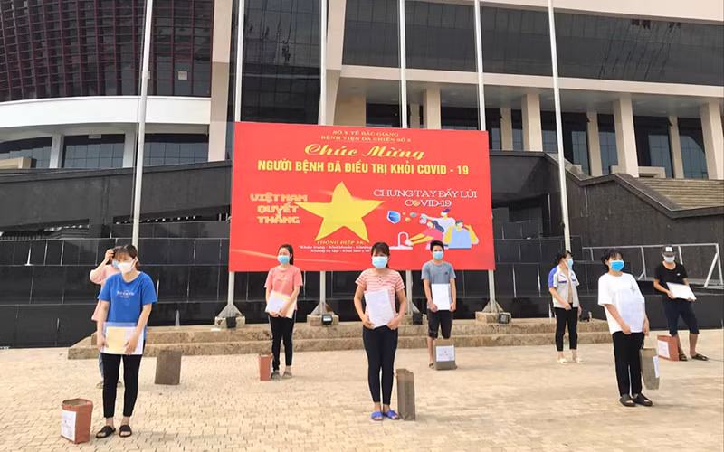 Các bệnh nhân được công bố điều trị khỏi hôm nay.