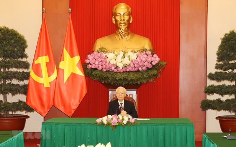 Tổng Bí thư Nguyễn Phú Trọng. (Ảnh: Trí Dũng/TTXVN)