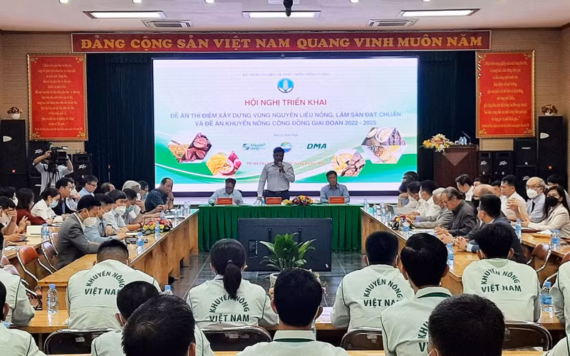 Quang cảnh hội nghị triển khai đề án.