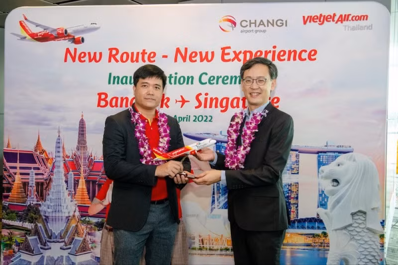 Vietjet Thái Lan khai trương đường bay Bangkok-Singapore -0