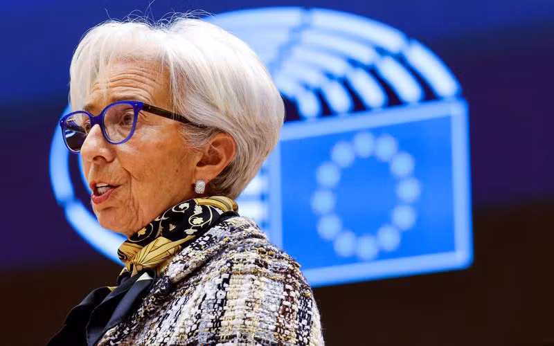 Chủ tịch ECB Christine Lagarde. (Ảnh: Reuters)