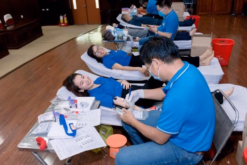 Ấm áp chương trình hiến máu nhân đạo&nbsp;của Đoàn Thanh niên Nhà máy Đạm Phú Mỹ -0