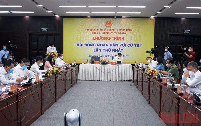 Chương trình Hội đồng Nhân dân với cử tri lần thứ Nhất, nhiệm kỳ 2021-2026.