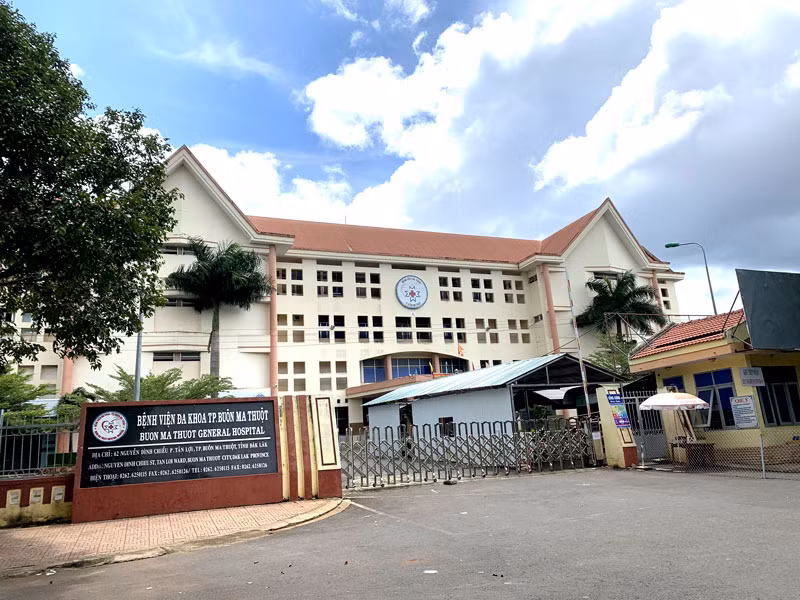 Bệnh viện đa khoa thành phố Buôn Ma Thuột.