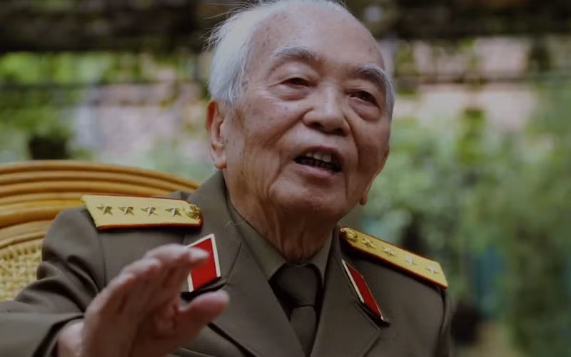 Đại tướng Võ Nguyên Giáp. (Ảnh: NGUYỄN ĐÌNH TOÁN/TTXVN)