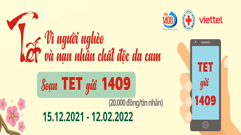 Phát động nhắn tin ủng hộ "Tết vì người nghèo và nạn nhân chất độc da cam"