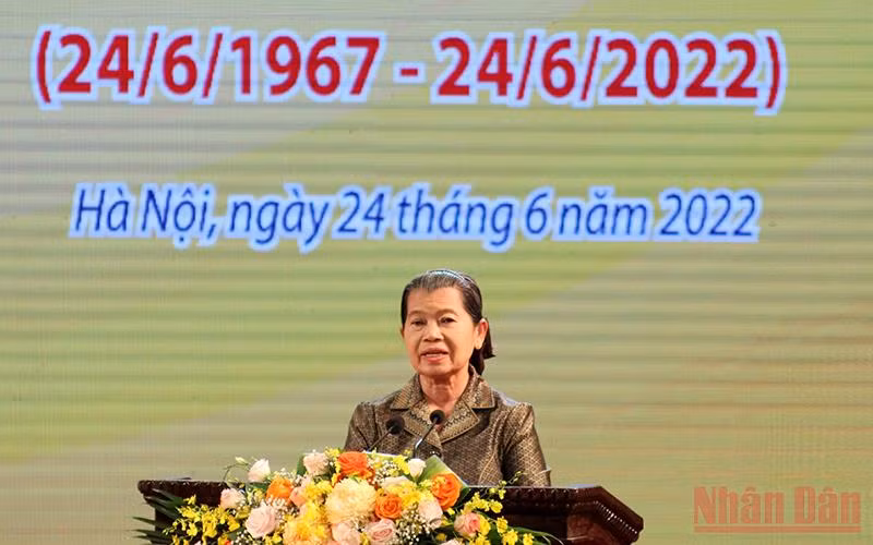 Kỷ niệm trọng thể 55 năm Ngày thiết lập quan hệ ngoại giao Việt Nam-Campuchia -0