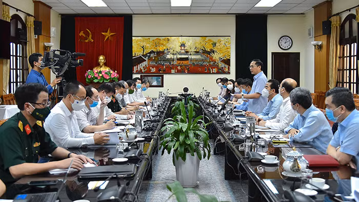 Toàn cảnh cuộc họp.