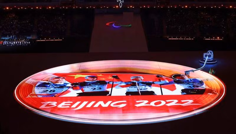 Lễ bế mạc Paralympic mùa đông Bắc Kinh năm 2022. (Ảnh: Tân Hoa Xã)