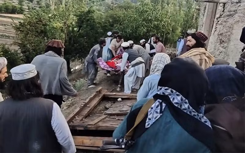 Các huyện Barmala, Ziruk, Naka và Gayan của tỉnh Paktika ghi nhận nhiều trường hợp thương vong. (Ảnh: Bakhtar)