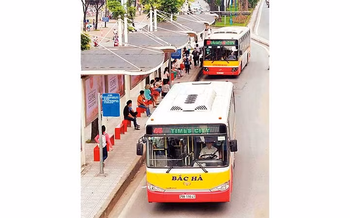Công ty TNHH Bắc Hà đã có công văn gửi Sở Giao thông vận tải Hà Nội xin ngừng hoạt động sau gần 10 năm vận hành năm tuyến xe buýt mang số hiệu 41, 42, 43, 44 và 45. (Ảnh: VŨ KHOA)