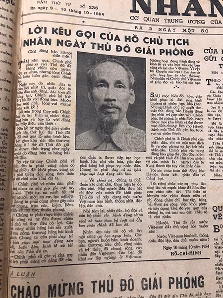Lời kêu gọi của Chủ tịch Hồ Chí Minh trước thềm Ngày tiếp quản Thủ đô -0