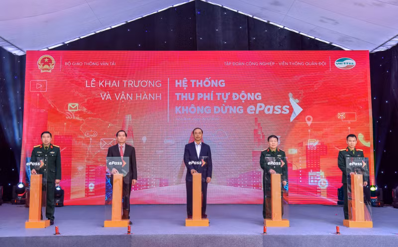 Triển khai đồng loạt hệ thống thu phí không dừng ePass của Viettel