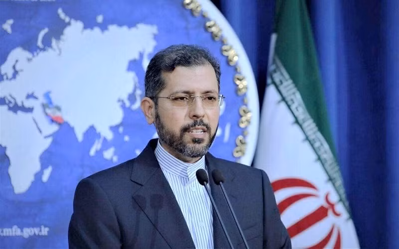 Người phát ngôn Bộ Ngoại giao Iran Saeed Khatibzadeh. (Ảnh: Tehran Times)