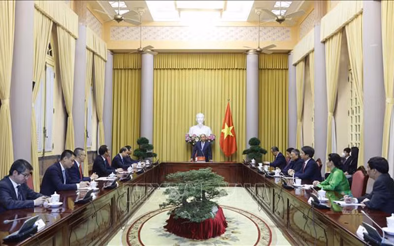 Hình ảnh tại buổi lễ. (Ảnh: TTXVN)