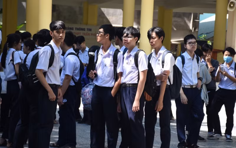 Học sinh Đà Nẵng dự thi Kỳ thi tuyển sinh lớp 10 năm học 2020-2021.
