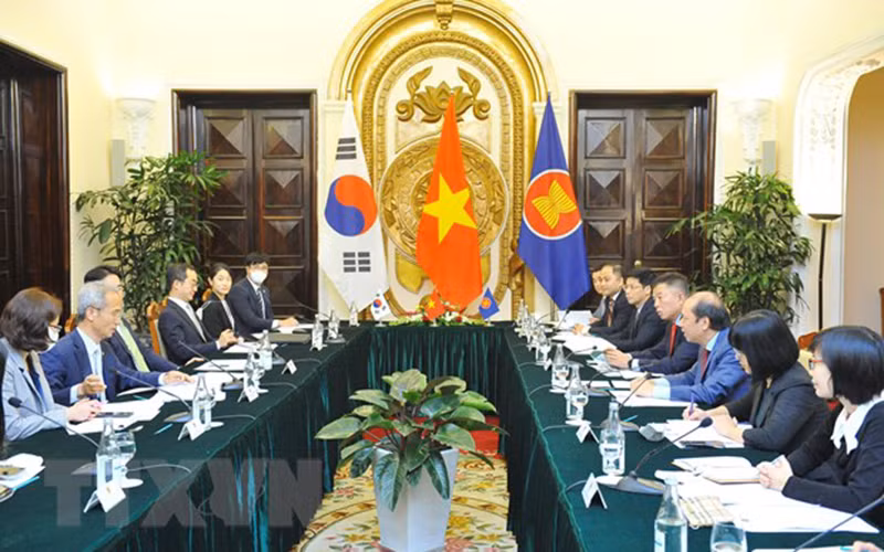 Quang cảnh buổi tham vấn. (Ảnh: Minh Đức/TTXVN)