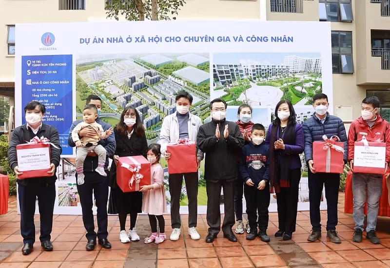Khởi công xây dựng Khu công nghiệp Thuận Thành I và khu nhà ở công nhân tại Bắc Ninh -0