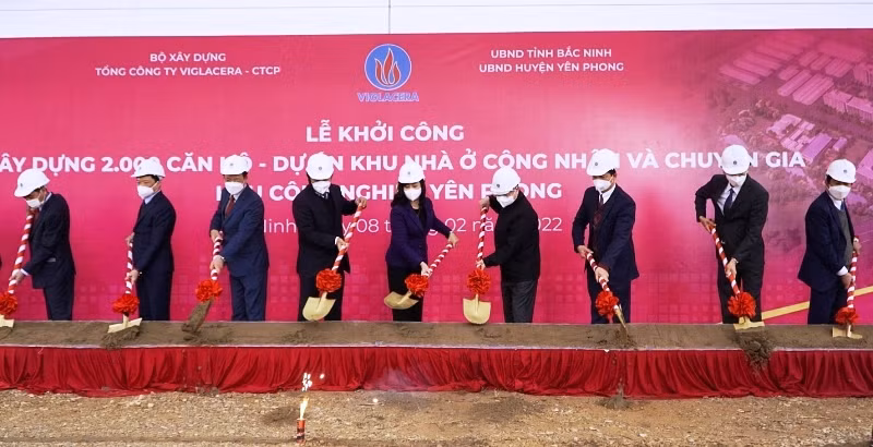 Khởi công xây dựng Khu công nghiệp Thuận Thành I và khu nhà ở công nhân tại Bắc Ninh -0