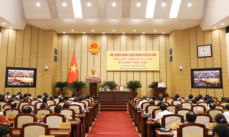 Hội đồng nhân dân thành phố Hà Nội tổ chức kỳ họp thứ 6 (kỳ họp chuyên đề).