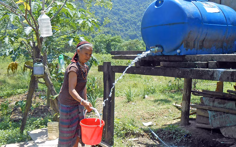 Ðồng bào dân tộc thiểu số xã Dân Hóa, huyện Minh Hóa, Quảng Bình. Ảnh: HƯƠNG GIANG.