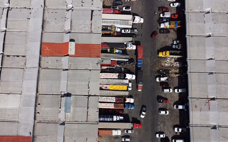 Chợ Central de Abasto ở Mexico City, Mexico là một trong những khu chợ đầu mối lớn nhất thế giới. (Ảnh: Reuters)